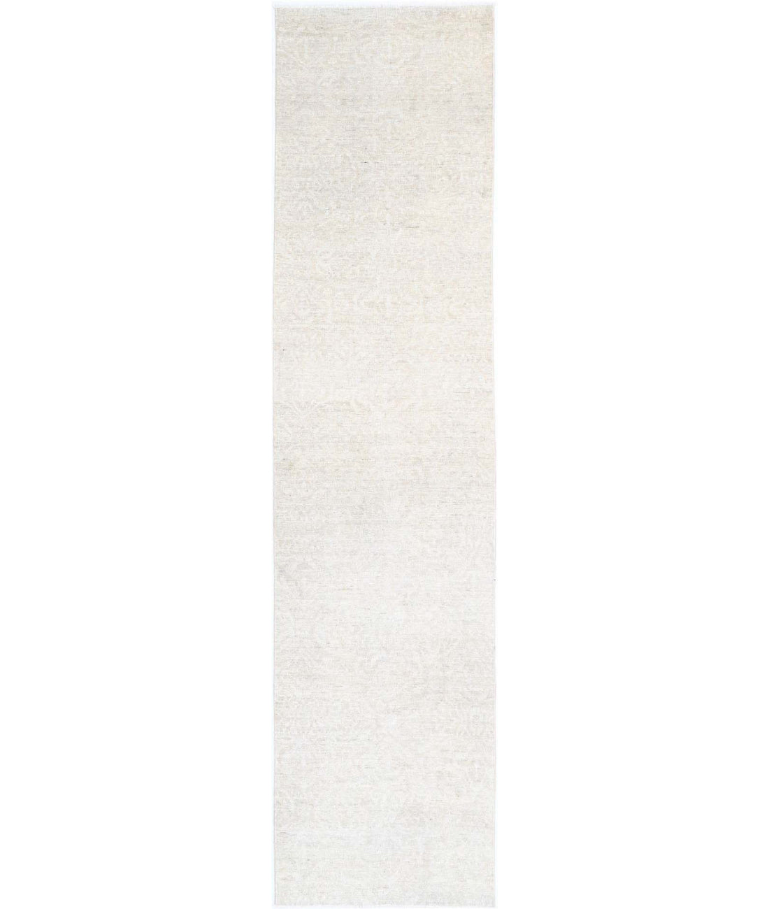 Hand Knotted Serenity Wool Rug - 2&#39;9&#39;&#39; x 12&#39;2&#39;&#39; 2&#39;9&#39;&#39; x 12&#39;2&#39;&#39; (83 X 365) / Ivory / Ivory