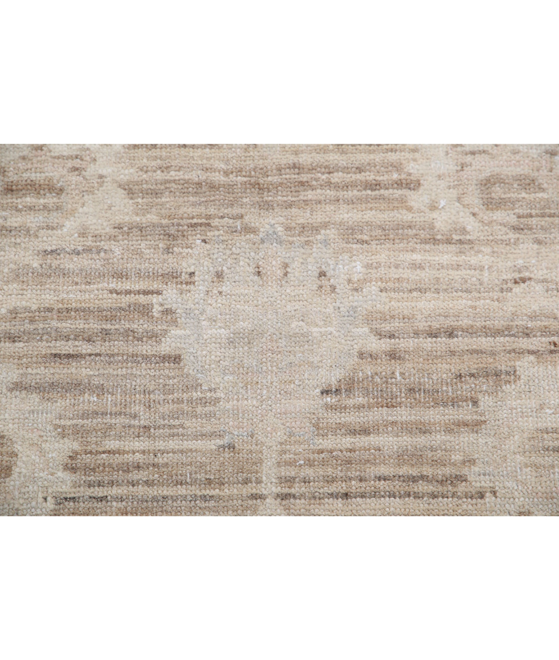 Hand Knotted Serenity Wool Rug - 4'0'' x 15'1'' 4'0'' x 15'1'' (120 X 453) / Brown / Ivory
