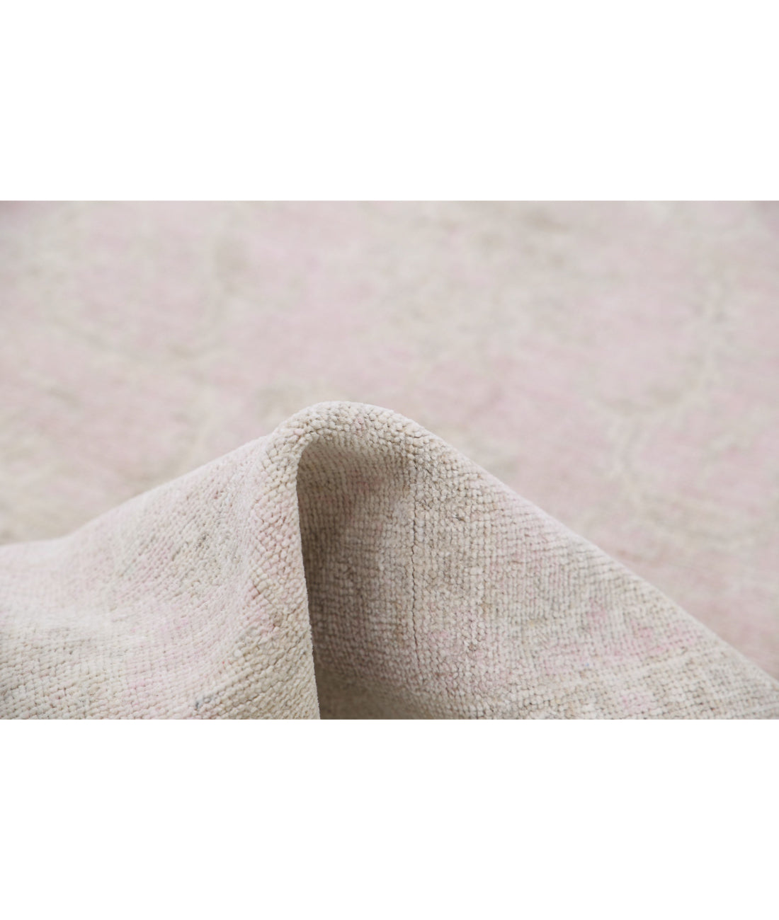 Hand Knotted Serenity Wool Rug - 3'0'' x 4'7'' 3'0'' x 4'7'' (90 X 138) / Pink / Ivory