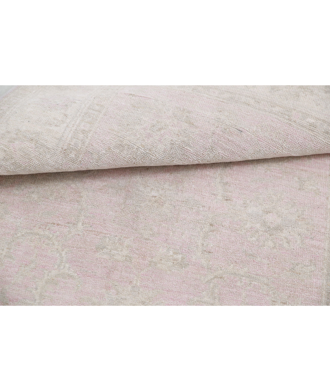 Hand Knotted Serenity Wool Rug - 3'0'' x 4'7'' 3'0'' x 4'7'' (90 X 138) / Pink / Ivory