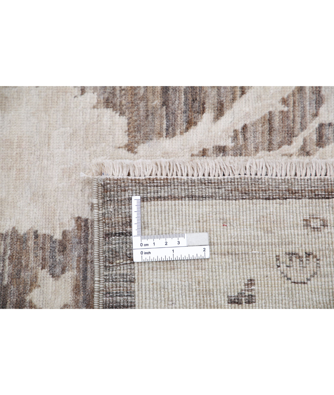 Hand Knotted Serenity Wool Rug - 8'9'' x 11'0'' 8'9'' x 11'0'' (263 X 330) / Brown / Ivory