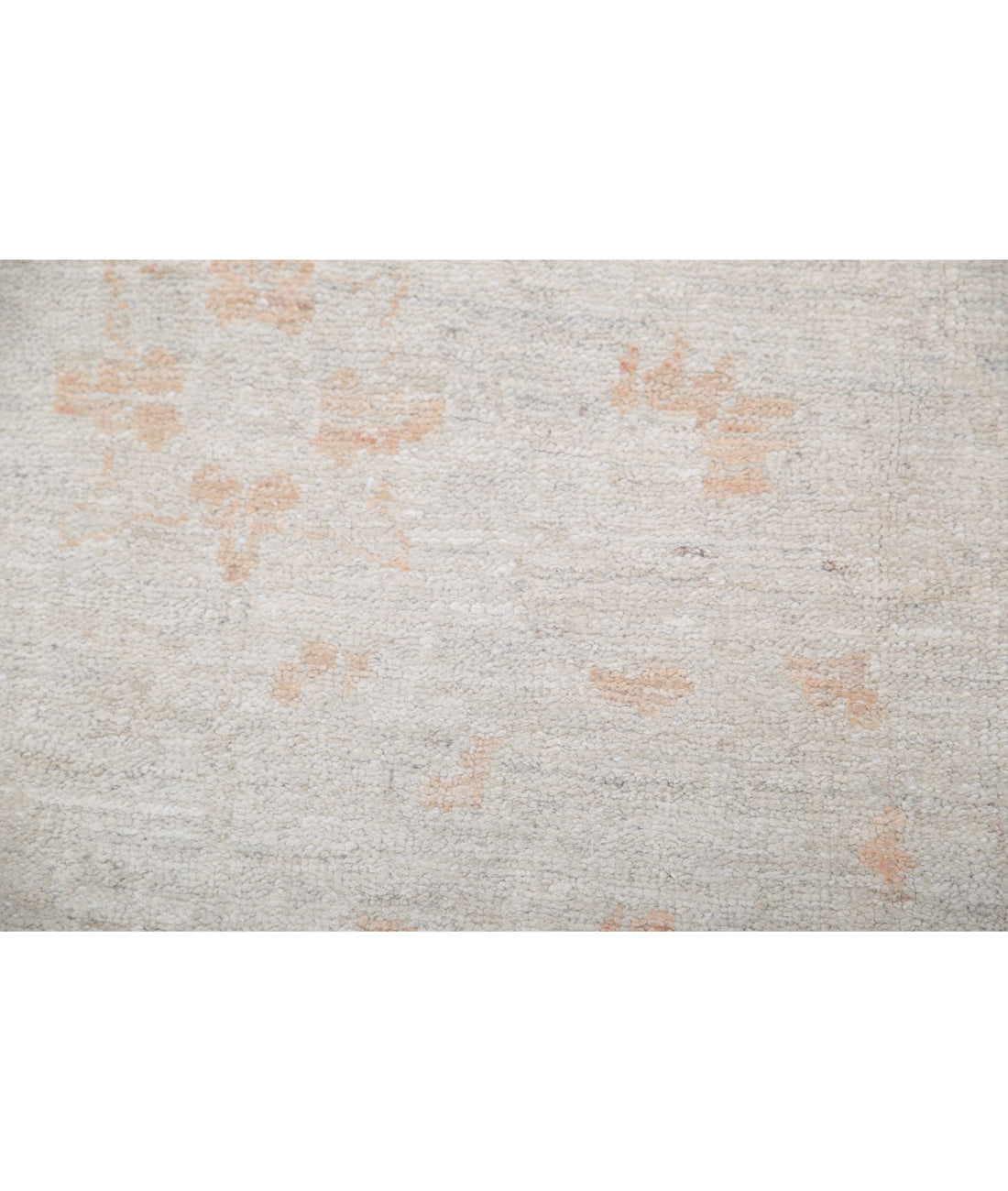 Hand Knotted Serenity Wool Rug - 5'10'' x 16'3'' 5'10'' x 16'3'' (175 X 488) / Ivory / Orange