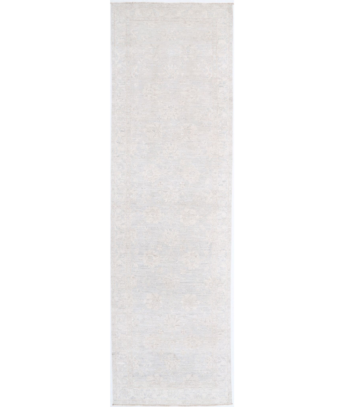 Hand Knotted Serenity Wool Rug - 3'11'' x 14'2''