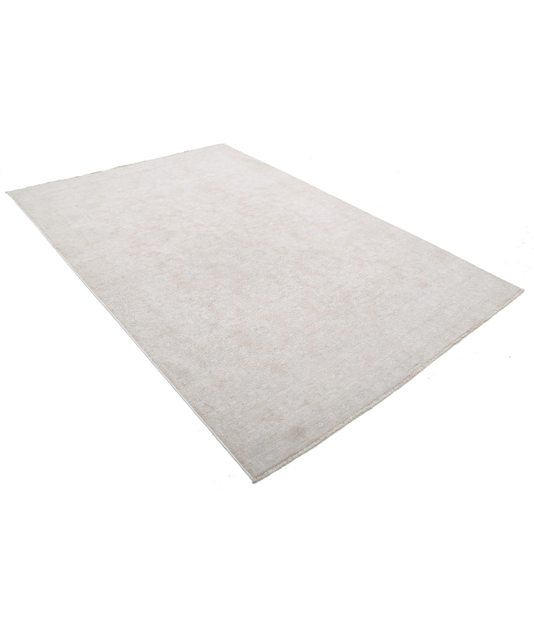 Hand Knotted Serenity Wool Rug - 5'10'' x 8'10'' 5'10'' x 8'10'' (175 X 265) / Grey / Ivory
