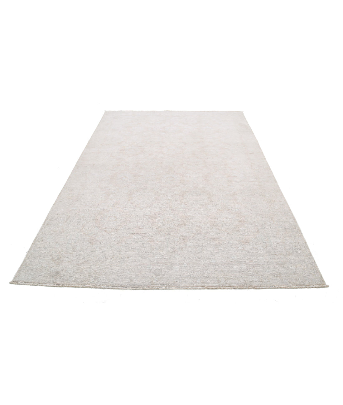 Hand Knotted Serenity Wool Rug - 5'10'' x 8'10'' 5'10'' x 8'10'' (175 X 265) / Grey / Ivory