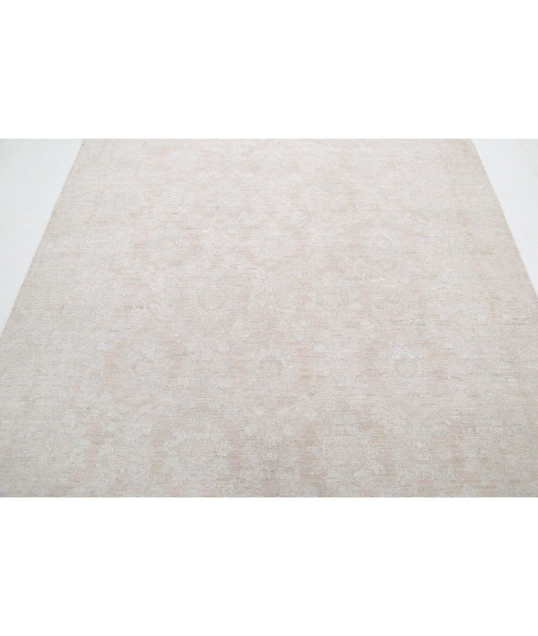 Hand Knotted Serenity Wool Rug - 5'10'' x 8'10'' 5'10'' x 8'10'' (175 X 265) / Grey / Ivory