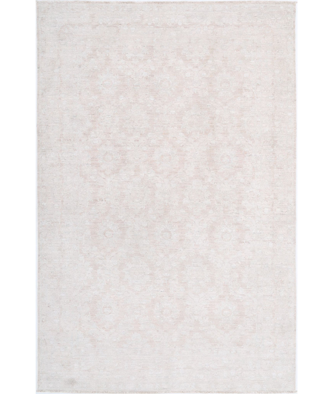 Hand Knotted Serenity Wool Rug - 5&#39;10&#39;&#39; x 8&#39;10&#39;&#39; 5&#39;10&#39;&#39; x 8&#39;10&#39;&#39; (175 X 265) / Grey / Ivory
