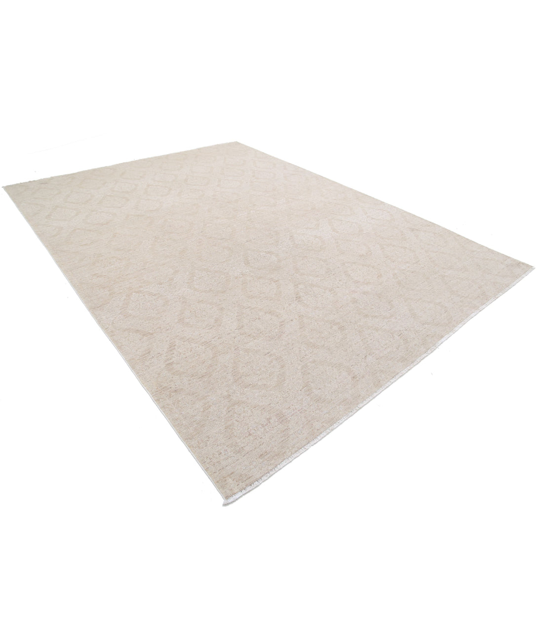 Hand Knotted Serenity Wool Rug - 8'8'' x 11'8'' 8'8'' x 11'8'' (260 X 350) / Taupe / Ivory