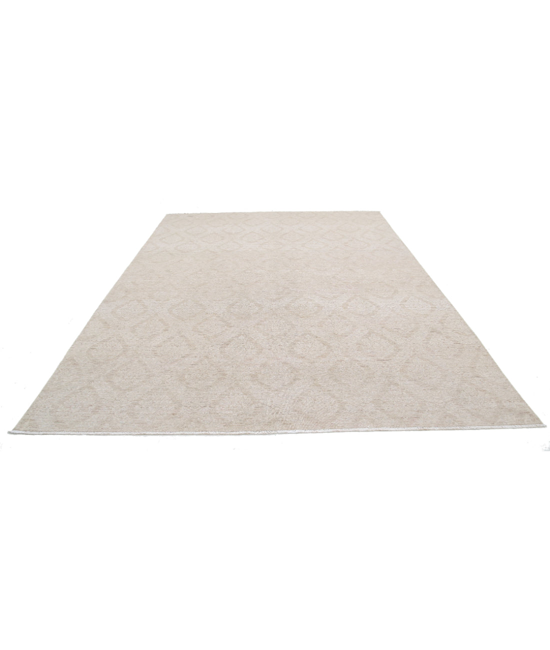 Hand Knotted Serenity Wool Rug - 8'8'' x 11'8'' 8'8'' x 11'8'' (260 X 350) / Taupe / Ivory