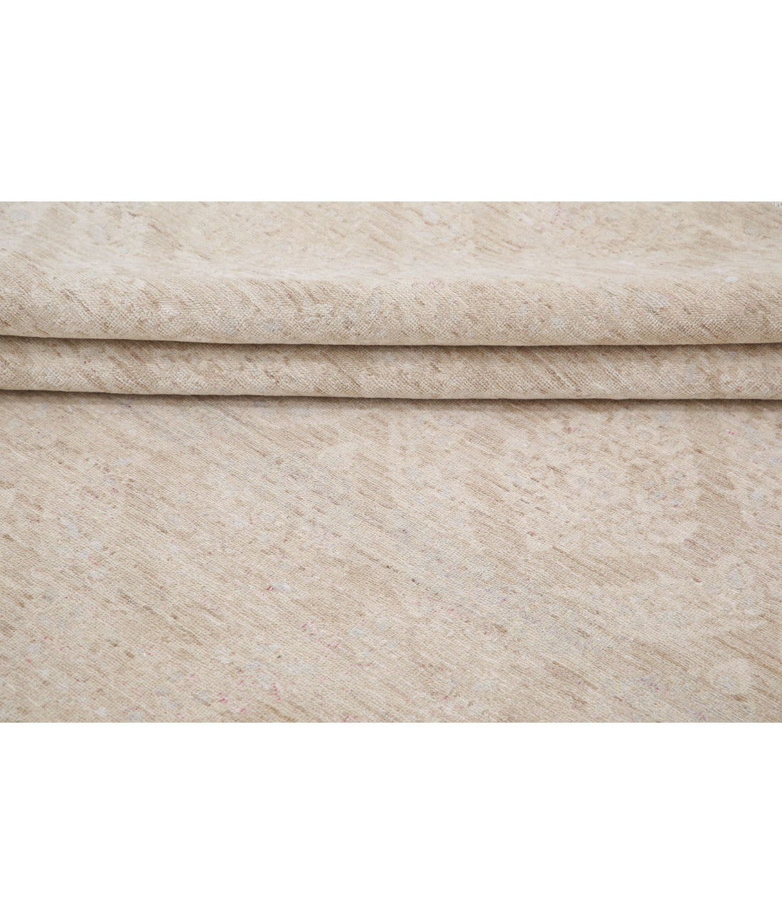 Hand Knotted Serenity Wool Rug - 8'8'' x 11'8'' 8'8'' x 11'8'' (260 X 350) / Taupe / Ivory