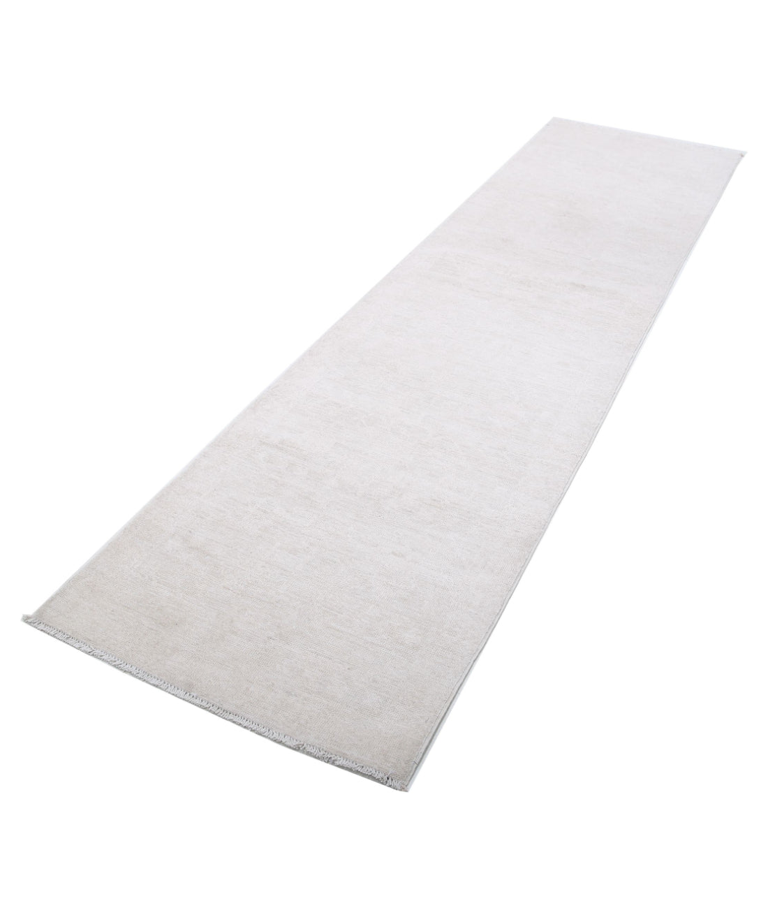 Hand Knotted Serenity Wool Rug - 2'6'' x 9'8'' 2'6'' x 9'8'' (75 X 290) / Ivory / N/A