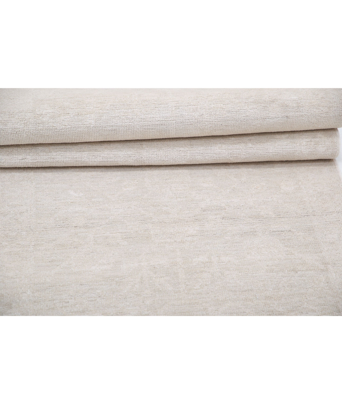 Hand Knotted Serenity Wool Rug - 2'6'' x 9'8'' 2'6'' x 9'8'' (75 X 290) / Ivory / N/A