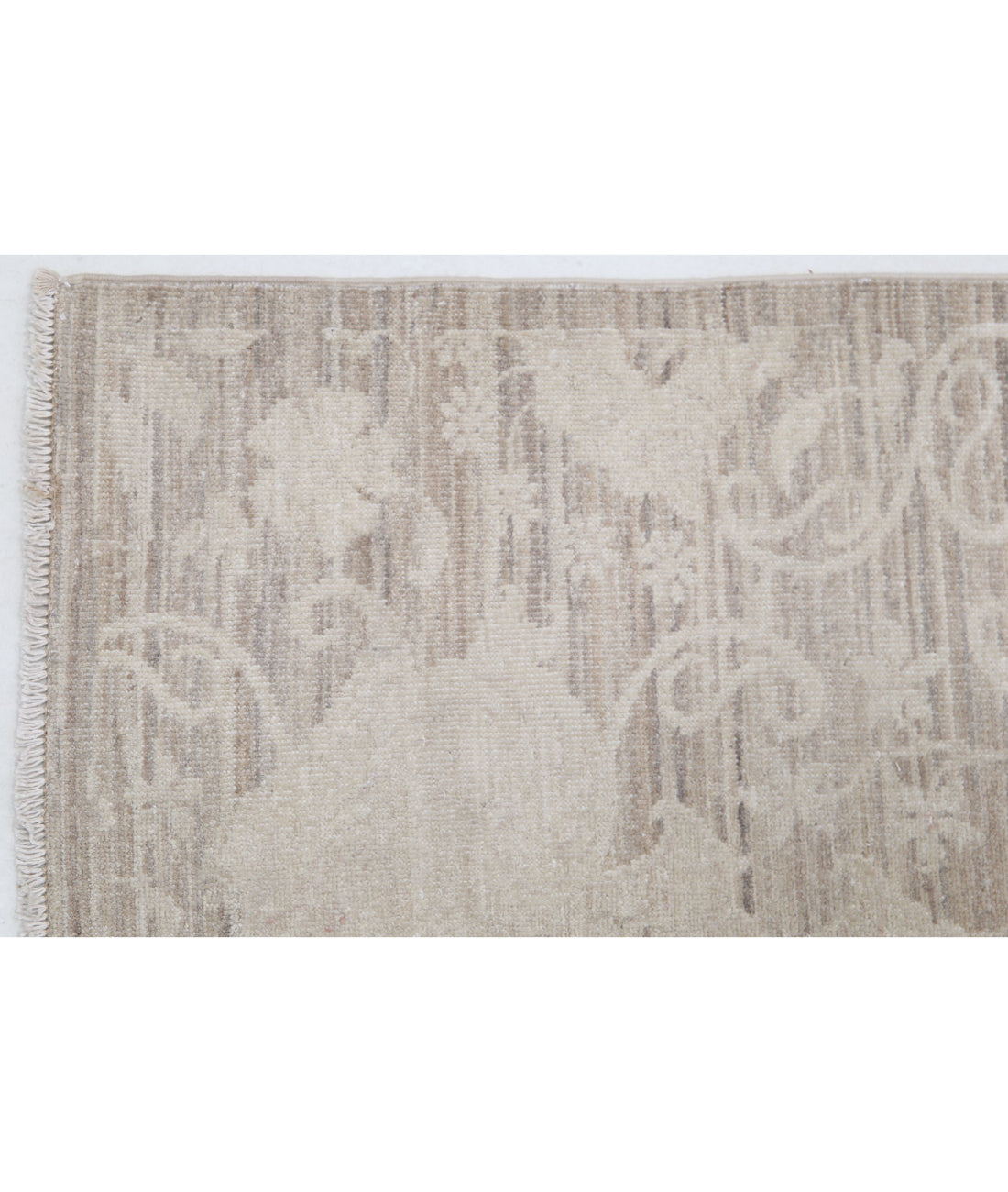 Hand Knotted Serenity Wool Rug - 2'6'' x 7'11'' 2'6'' x 7'11'' (75 X 238) / Brown / Ivory