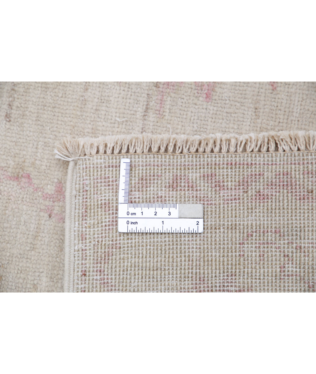 Hand Knotted Serenity Wool Rug - 3'10'' x 5'9'' 3'10'' x 5'9'' (115 X 173) / Ivory / Pink