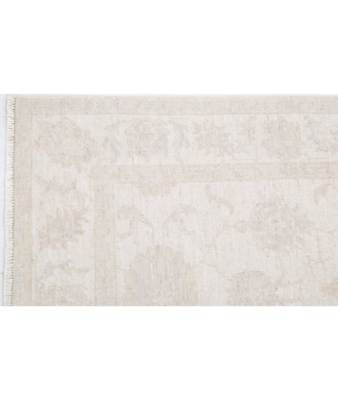 Hand Knotted Serenity Wool Rug - 2'6'' x 9'7'' 2'6'' x 9'7'' (75 X 288) / Ivory / Taupe