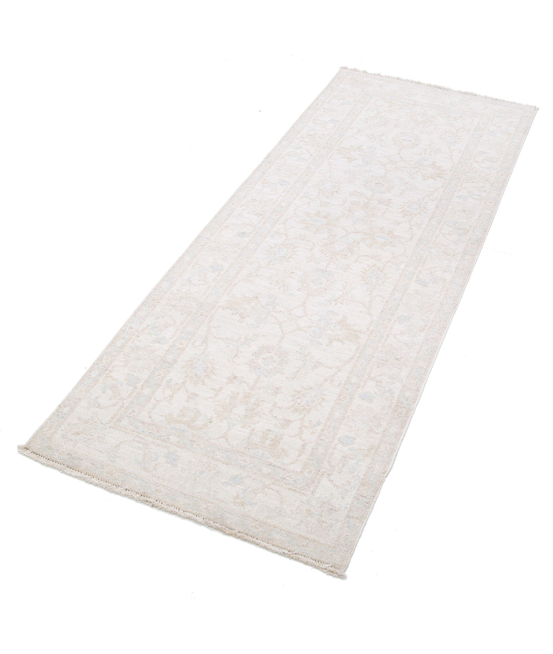 Hand Knotted Serenity Wool Rug - 2'5'' x 6'4'' 2'5'' x 6'4'' (73 X 190) / Ivory / Taupe