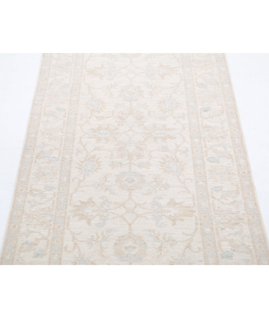 Hand Knotted Serenity Wool Rug - 2'5'' x 6'4'' 2'5'' x 6'4'' (73 X 190) / Ivory / Taupe