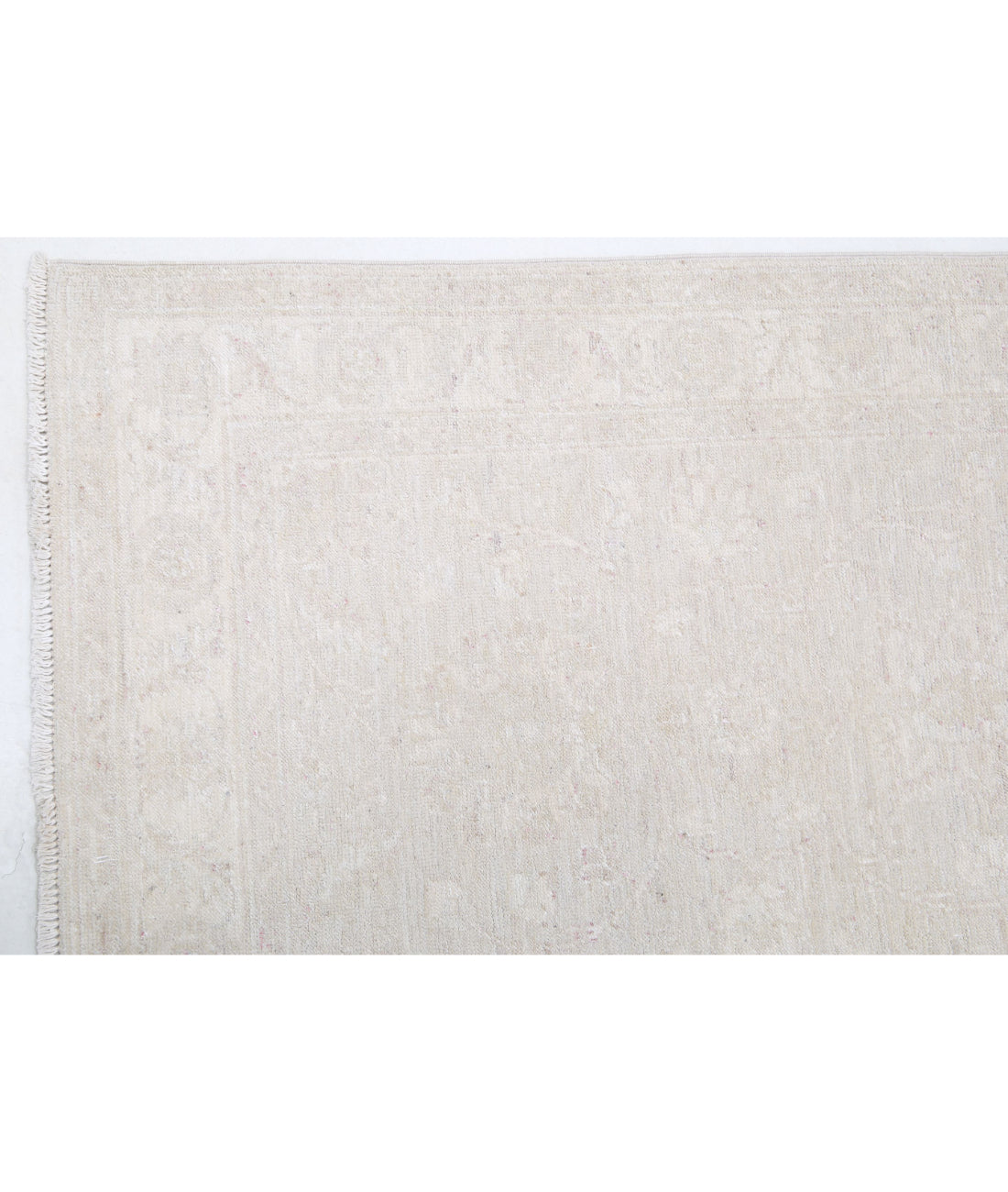 Hand Knotted Serenity Wool Rug - 2'6'' x 8'2'' 2'6'' x 8'2'' (75 X 245) / Grey / Ivory