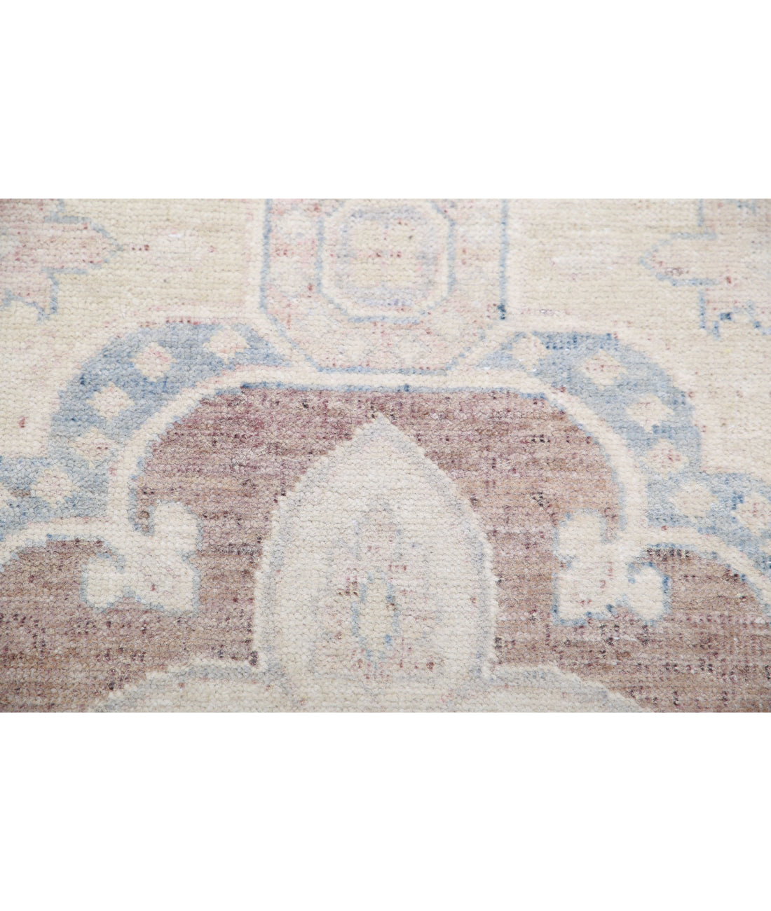 Hand Knotted Serenity Wool Rug - 2'6'' x 10'0'' 2'6'' x 10'0'' (75 X 300) / Brown / Ivory