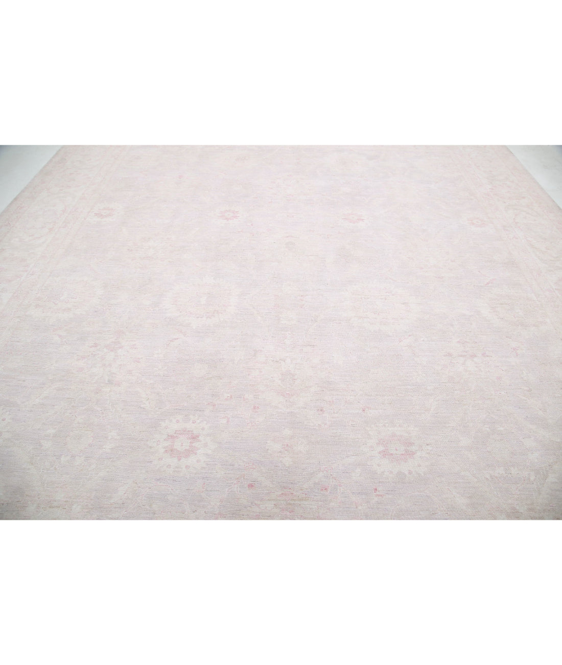 Hand Knotted Serenity Wool Rug - 12'0'' x 14'3'' 12'0'' x 14'3'' (360 X 428) / Grey / Ivory