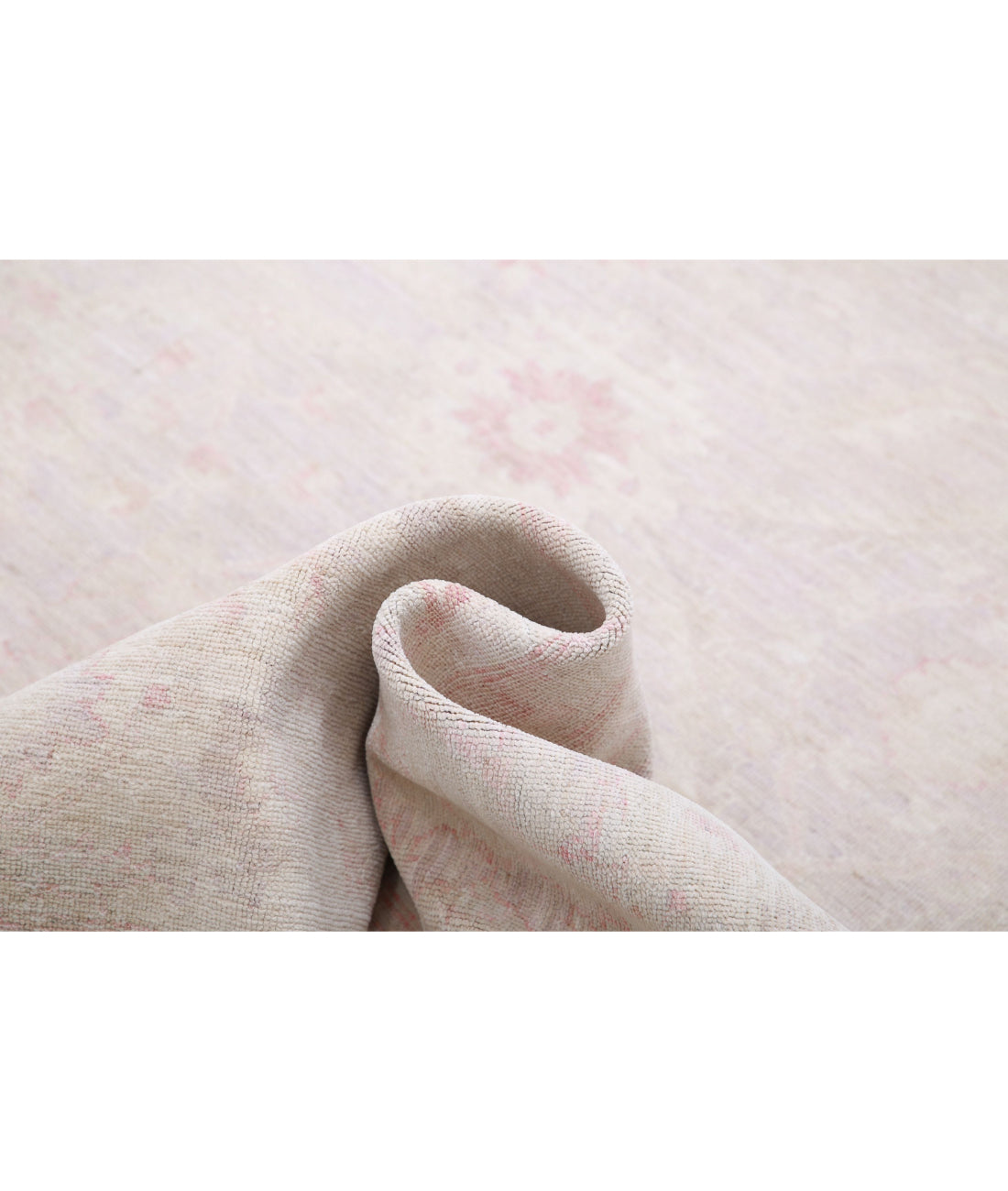 Hand Knotted Serenity Wool Rug - 12'0'' x 14'3'' 12'0'' x 14'3'' (360 X 428) / Grey / Ivory