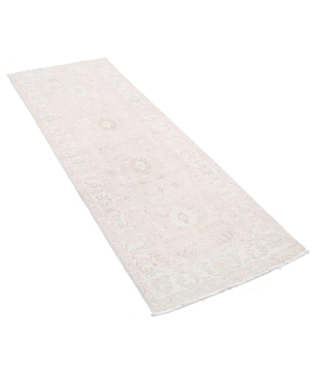 Hand Knotted Serenity Wool Rug - 2'4'' x 6'7'' 2'4'' x 6'7'' (70 X 198) / Taupe / Ivory