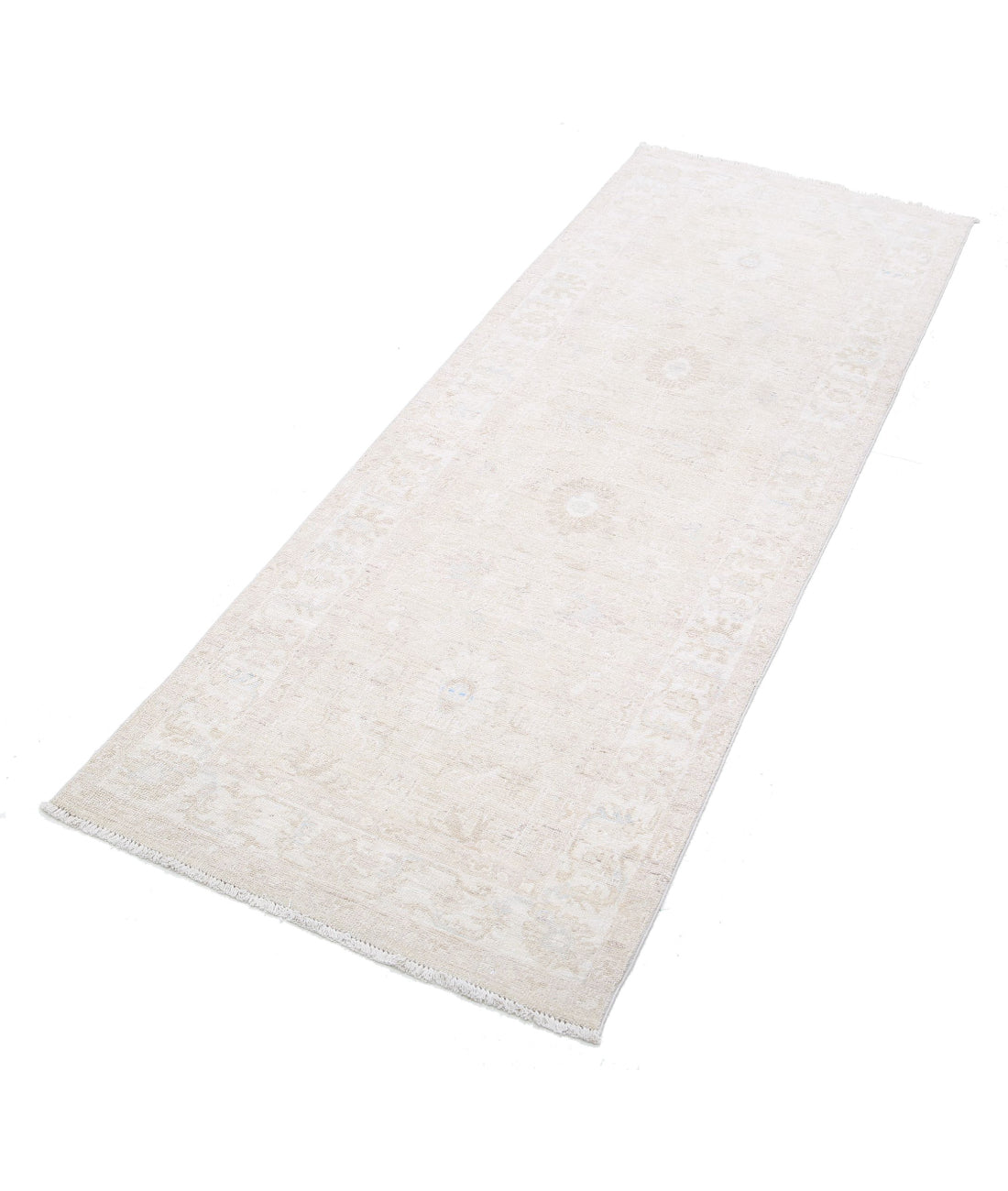 Hand Knotted Serenity Wool Rug - 2'4'' x 6'7'' 2'4'' x 6'7'' (70 X 198) / Taupe / Ivory