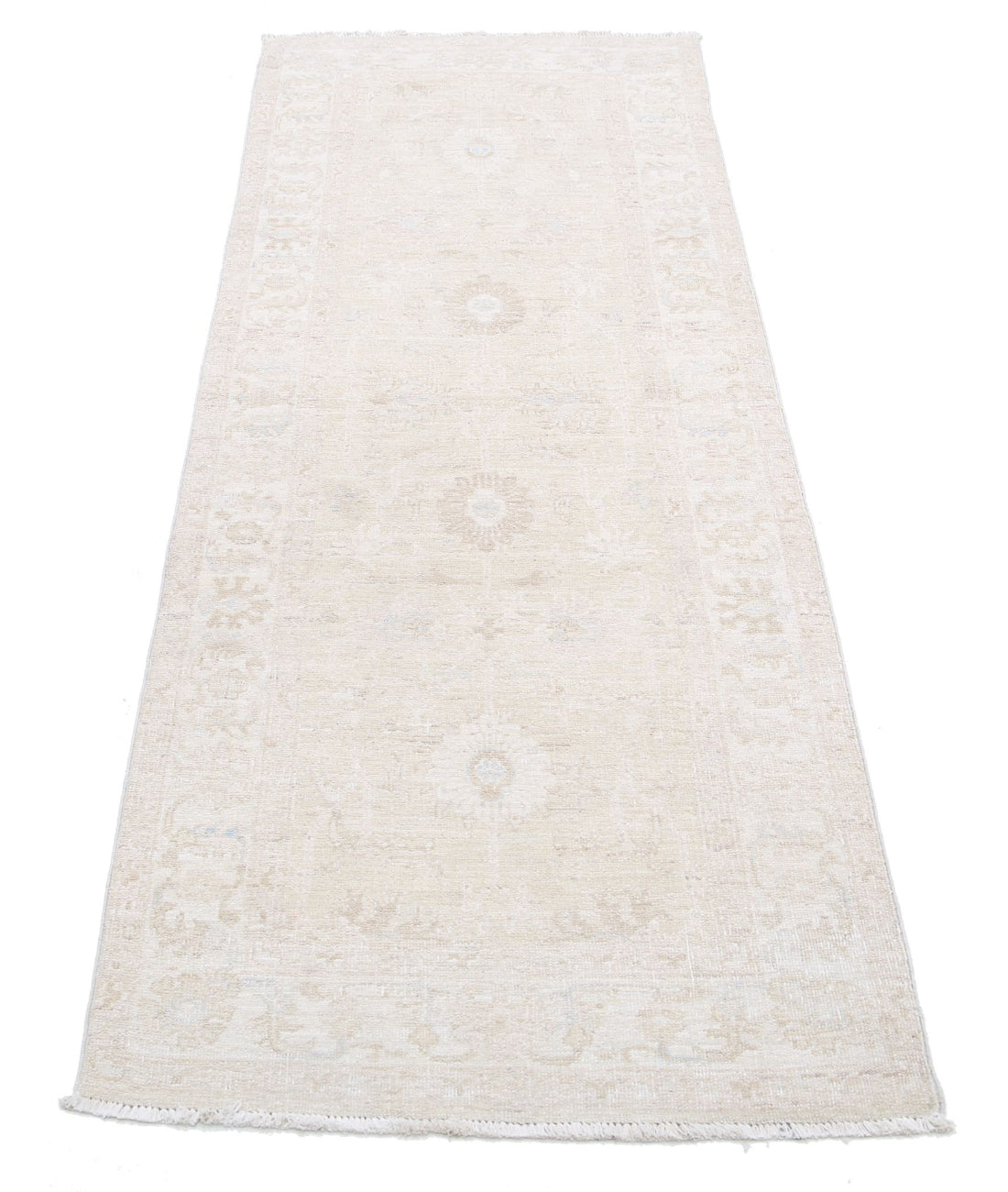 Hand Knotted Serenity Wool Rug - 2'4'' x 6'7'' 2'4'' x 6'7'' (70 X 198) / Taupe / Ivory