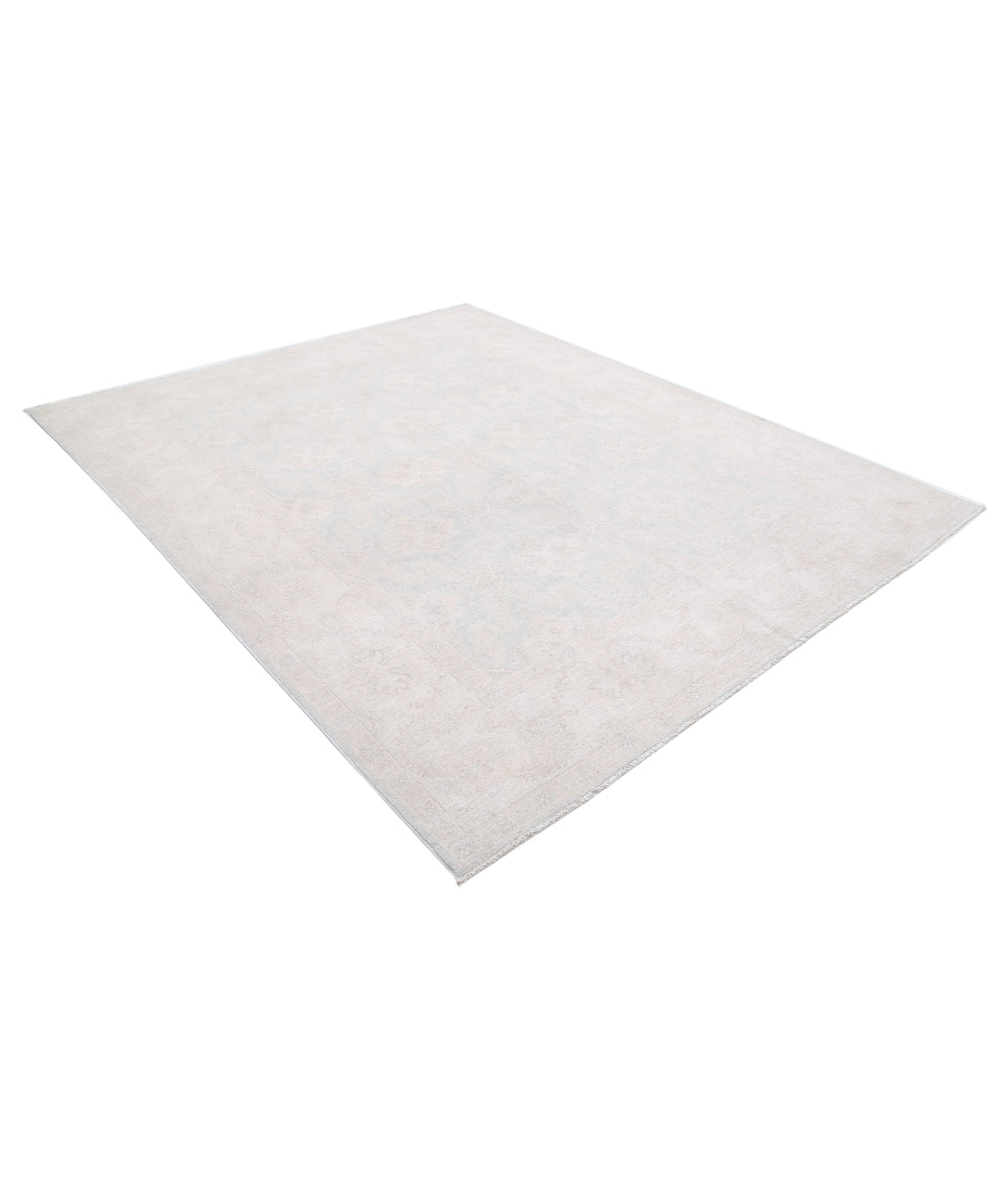 Hand Knotted Serenity Wool Rug - 7'10'' x 9'7'' 7'10'' x 9'7'' (235 X 288) / Ivory / Taupe