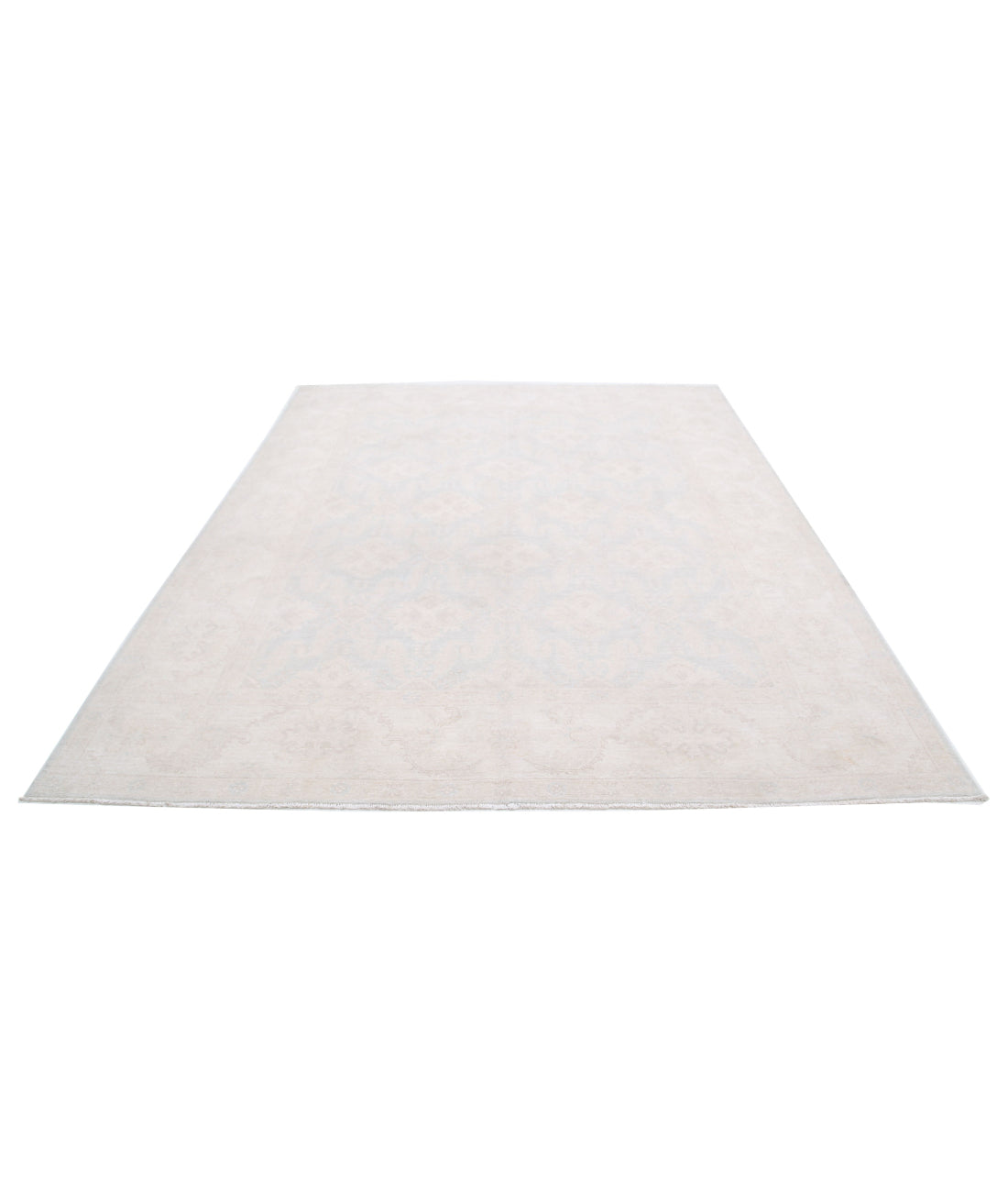 Hand Knotted Serenity Wool Rug - 7'10'' x 9'7'' 7'10'' x 9'7'' (235 X 288) / Ivory / Taupe