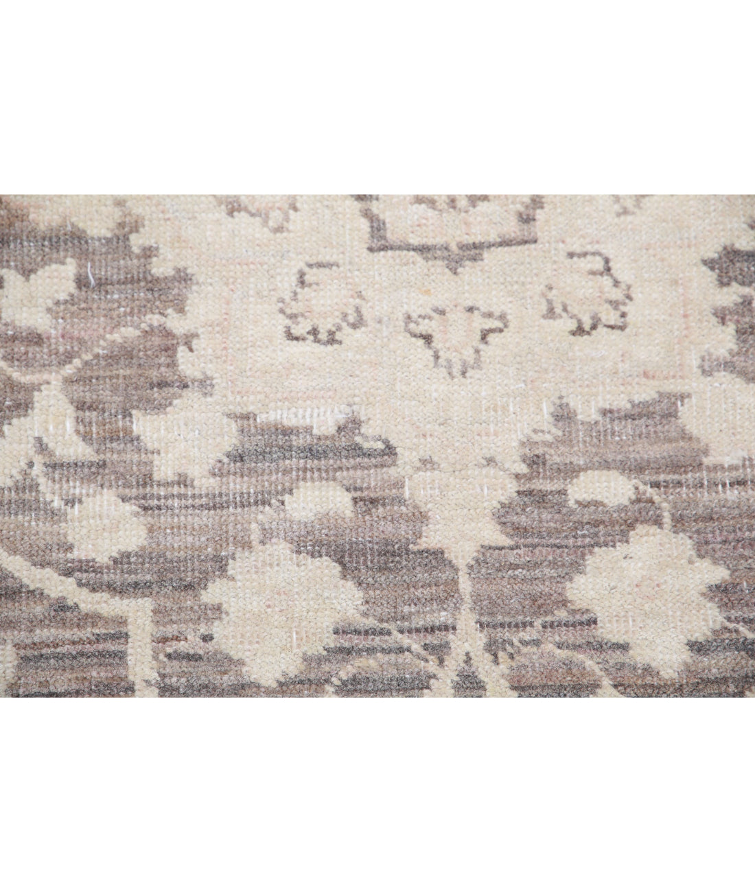 Hand Knotted Serenity Wool Rug - 2'8'' x 9'5'' 2'8'' x 9'5'' (80 X 283) / Brown / Ivory