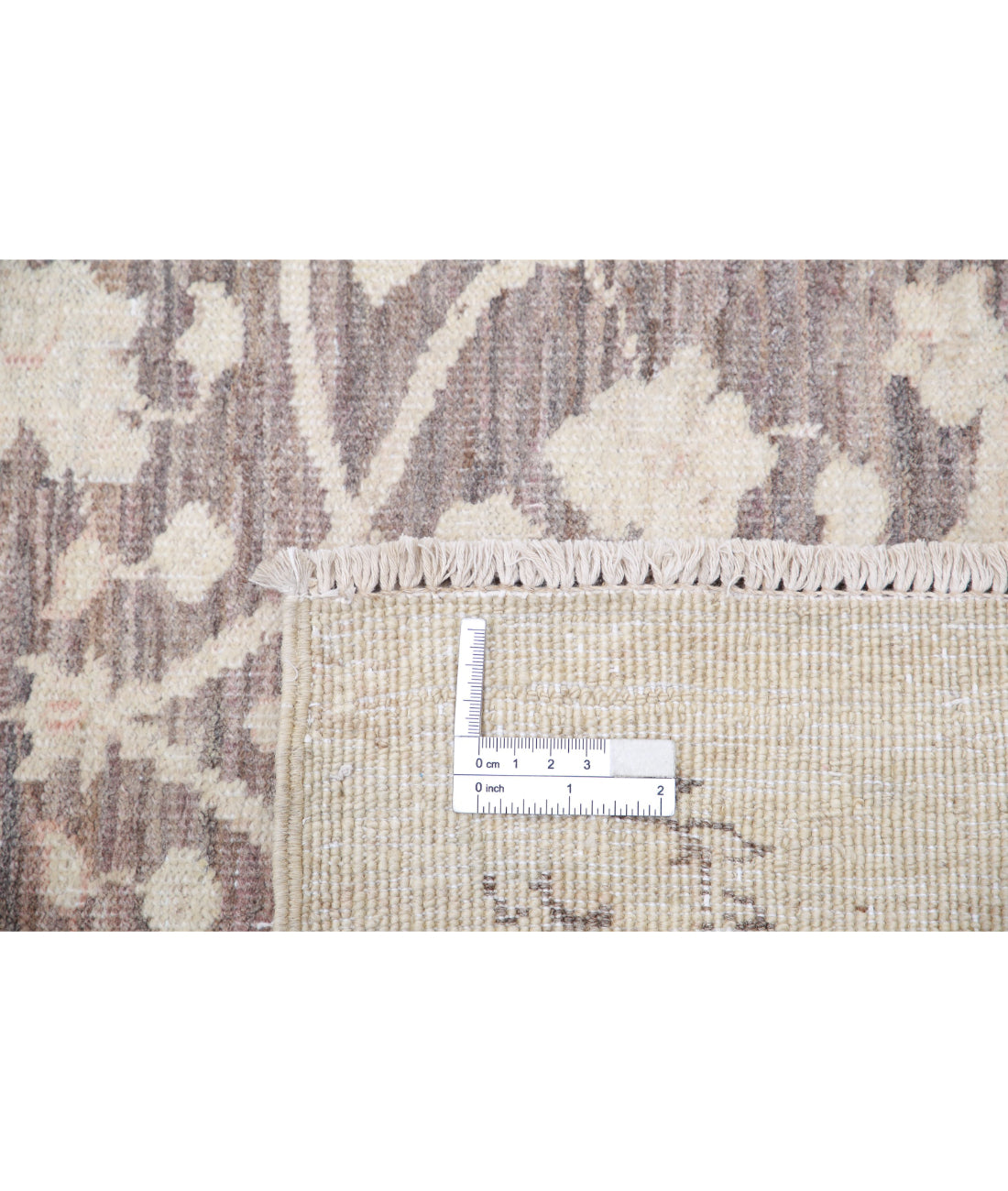 Hand Knotted Serenity Wool Rug - 2'8'' x 9'5'' 2'8'' x 9'5'' (80 X 283) / Brown / Ivory