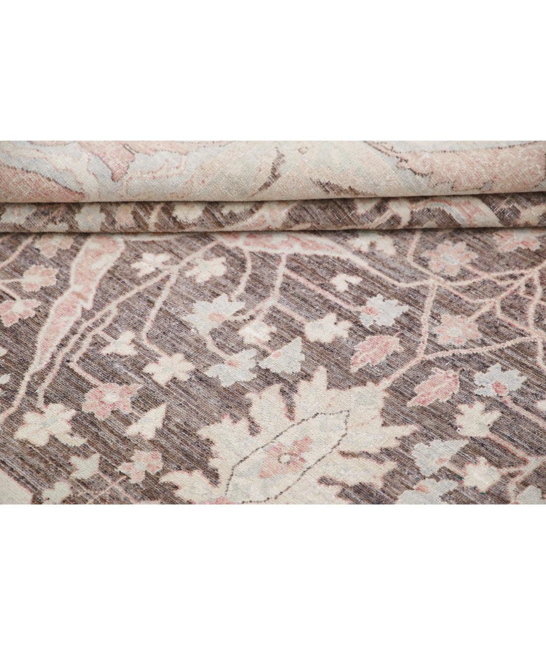 Hand Knotted Serenity Wool Rug - 8'8'' x 11'5'' 8'8'' x 11'5'' (260 X 343) / Taupe / Ivory