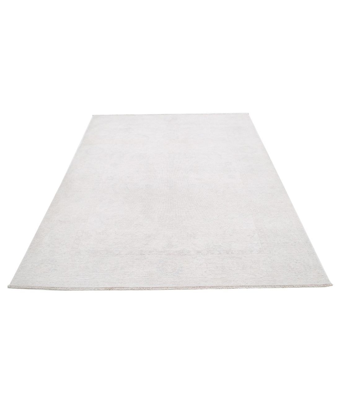 Hand Knotted Serenity Wool Rug - 5'7'' x 7'8'' 5'7'' x 7'8'' (168 X 230) / Ivory / Ivory
