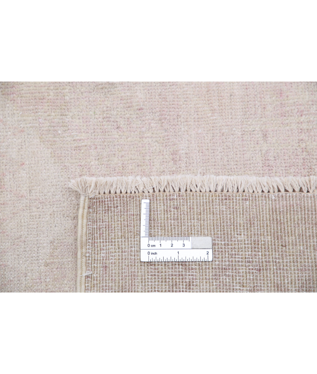 Hand Knotted Serenity Wool Rug - 8'0'' x 9'1'' 8'0'' x 9'1'' (240 X 273) / Ivory / Pink