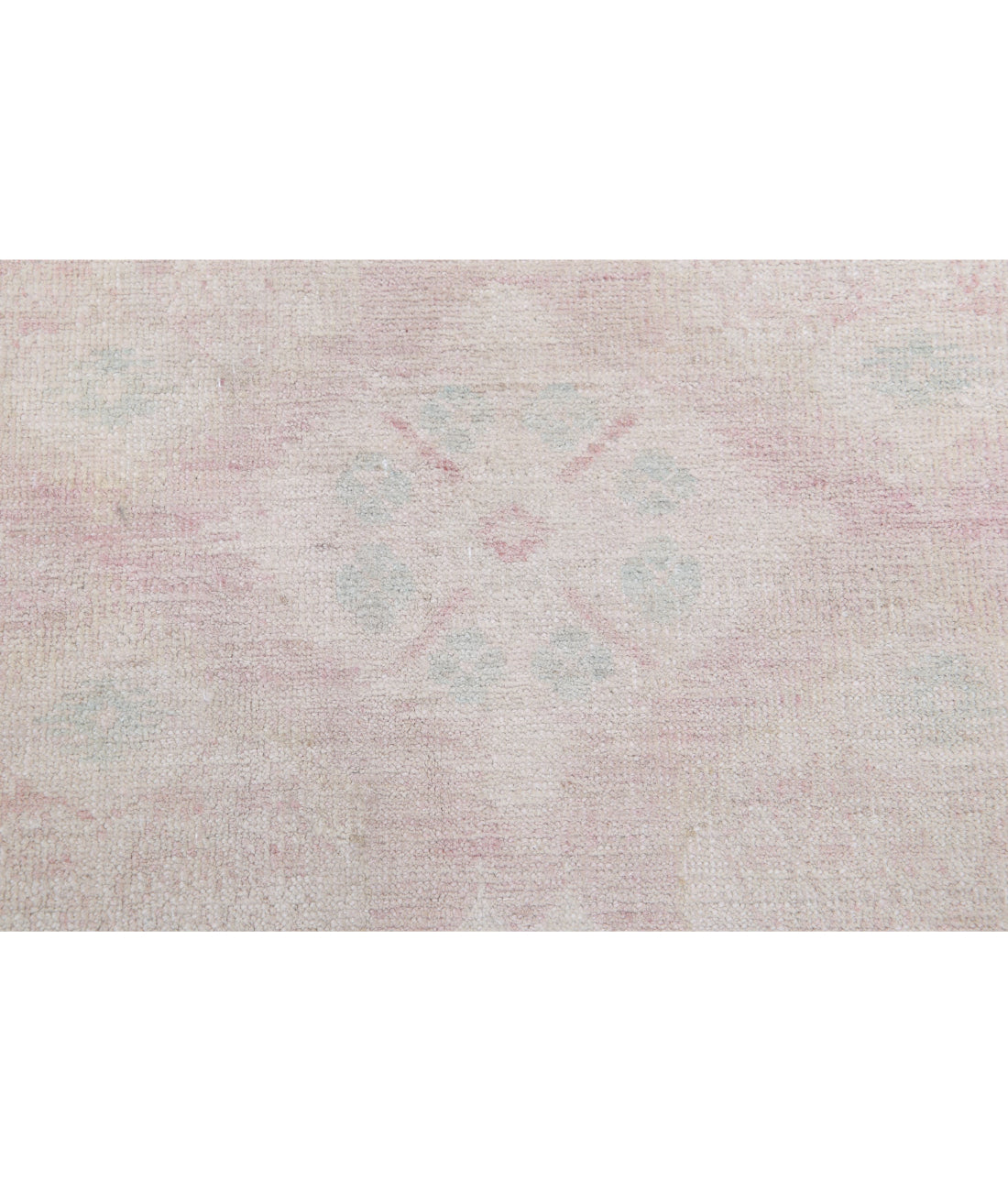 Hand Knotted Serenity Wool Rug - 8'0'' x 9'1'' 8'0'' x 9'1'' (240 X 273) / Ivory / Pink