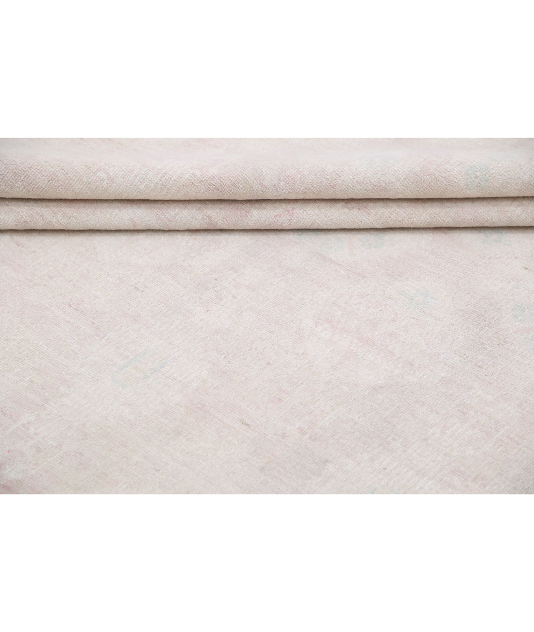 Hand Knotted Serenity Wool Rug - 8'0'' x 9'1'' 8'0'' x 9'1'' (240 X 273) / Ivory / Pink
