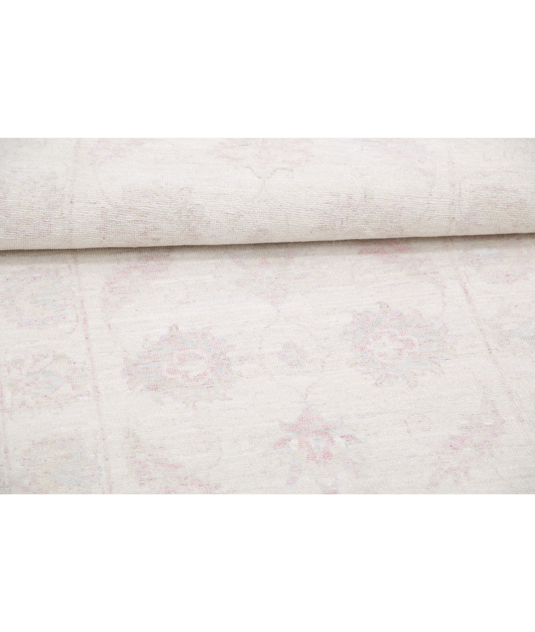 Hand Knotted Serenity Wool Rug - 2'7'' x 8'7'' 2'7'' x 8'7'' (78 X 258) / Ivory / Pink