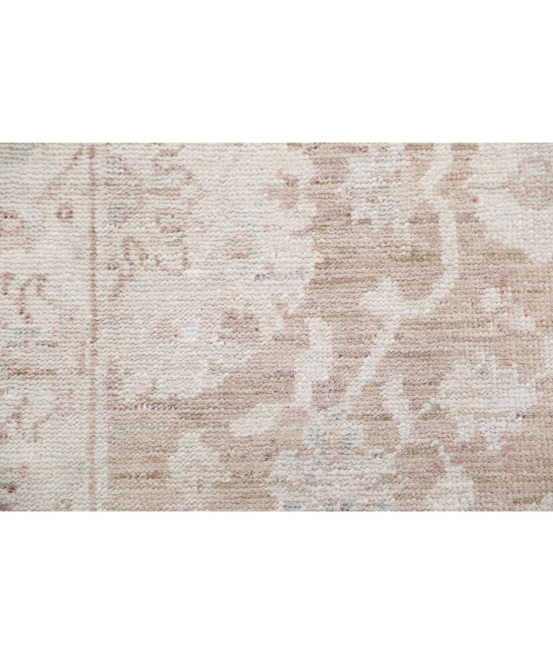 Hand Knotted Serenity Wool Rug - 2'7'' x 10'0'' 2'7'' x 10'0'' (78 X 300) / Brown / Ivory