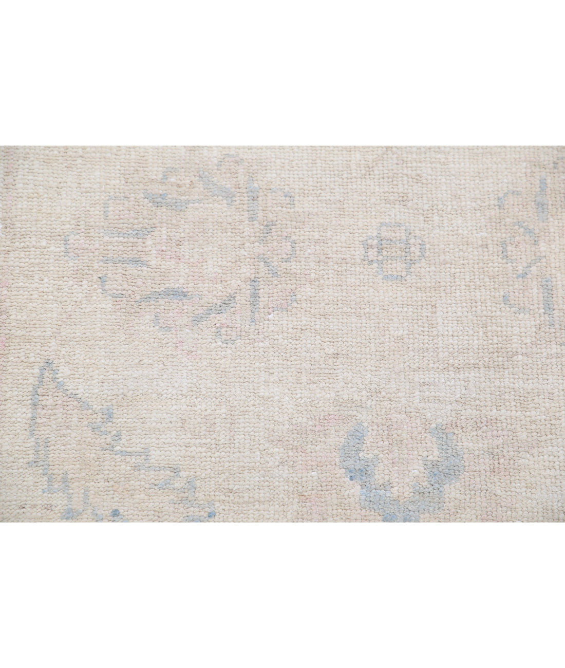 Hand Knotted Serenity Wool Rug - 2'7'' x 5'7'' 2'7'' x 5'7'' (78 X 168) / Ivory / Blue