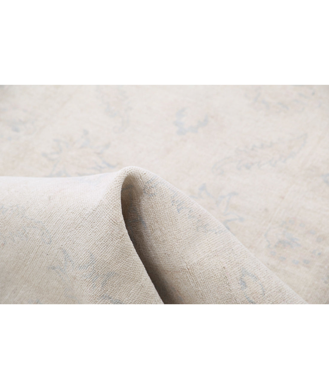 Hand Knotted Serenity Wool Rug - 2'7'' x 5'7'' 2'7'' x 5'7'' (78 X 168) / Ivory / Blue