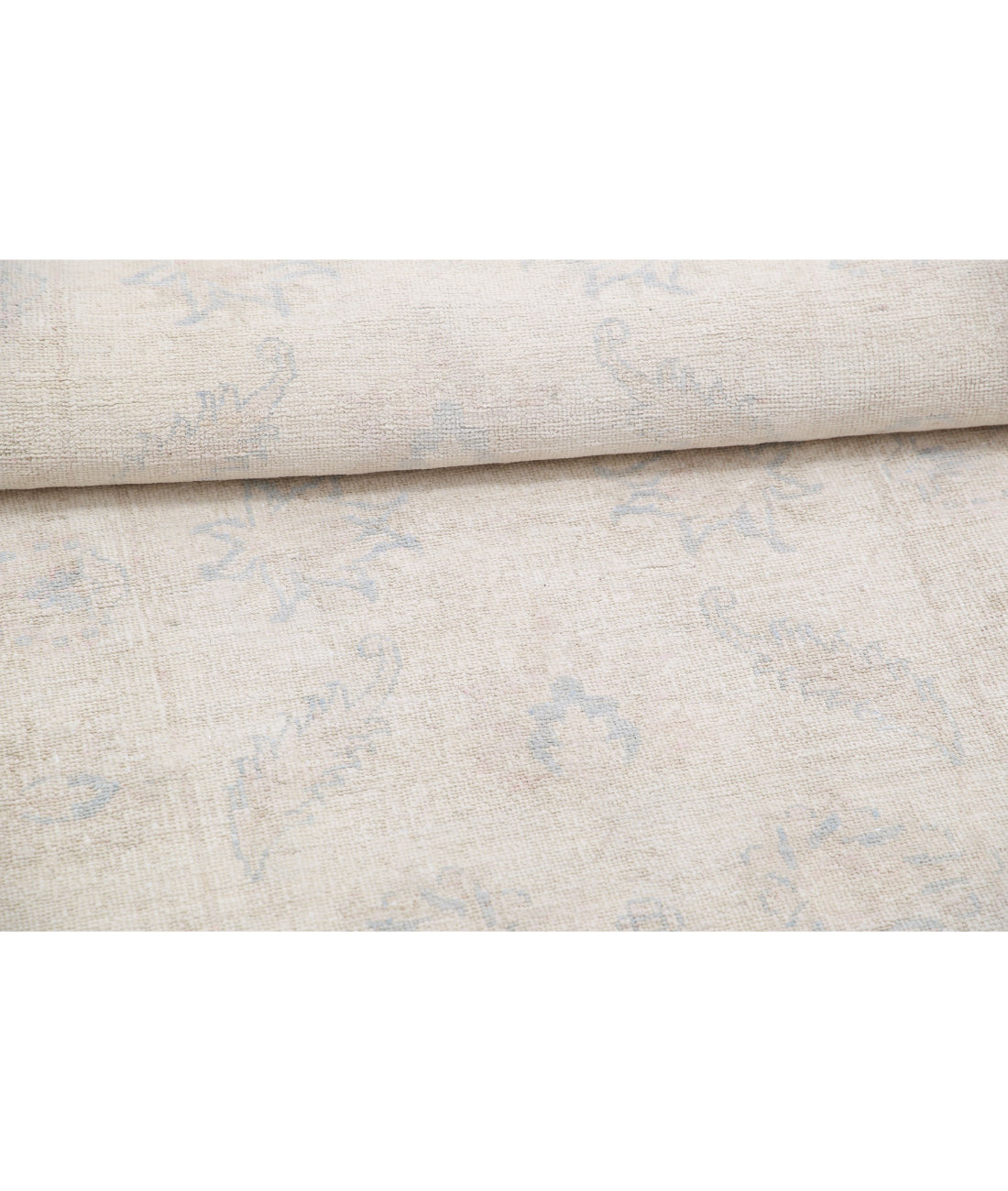 Hand Knotted Serenity Wool Rug - 2'7'' x 5'7'' 2'7'' x 5'7'' (78 X 168) / Ivory / Blue