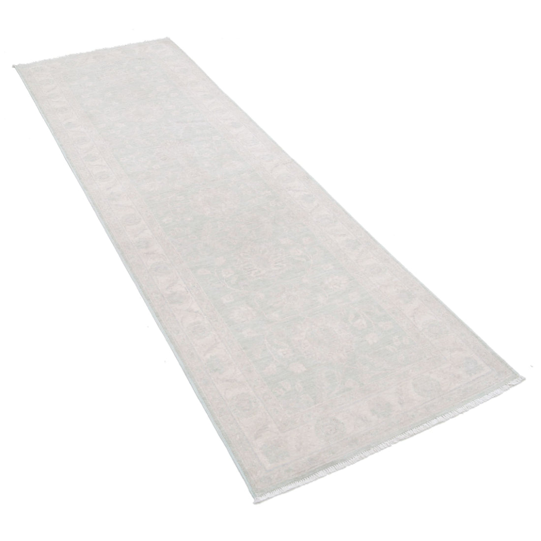 Alfombra de lana Serenity anudada a mano - 2'8'' x 8'7''
