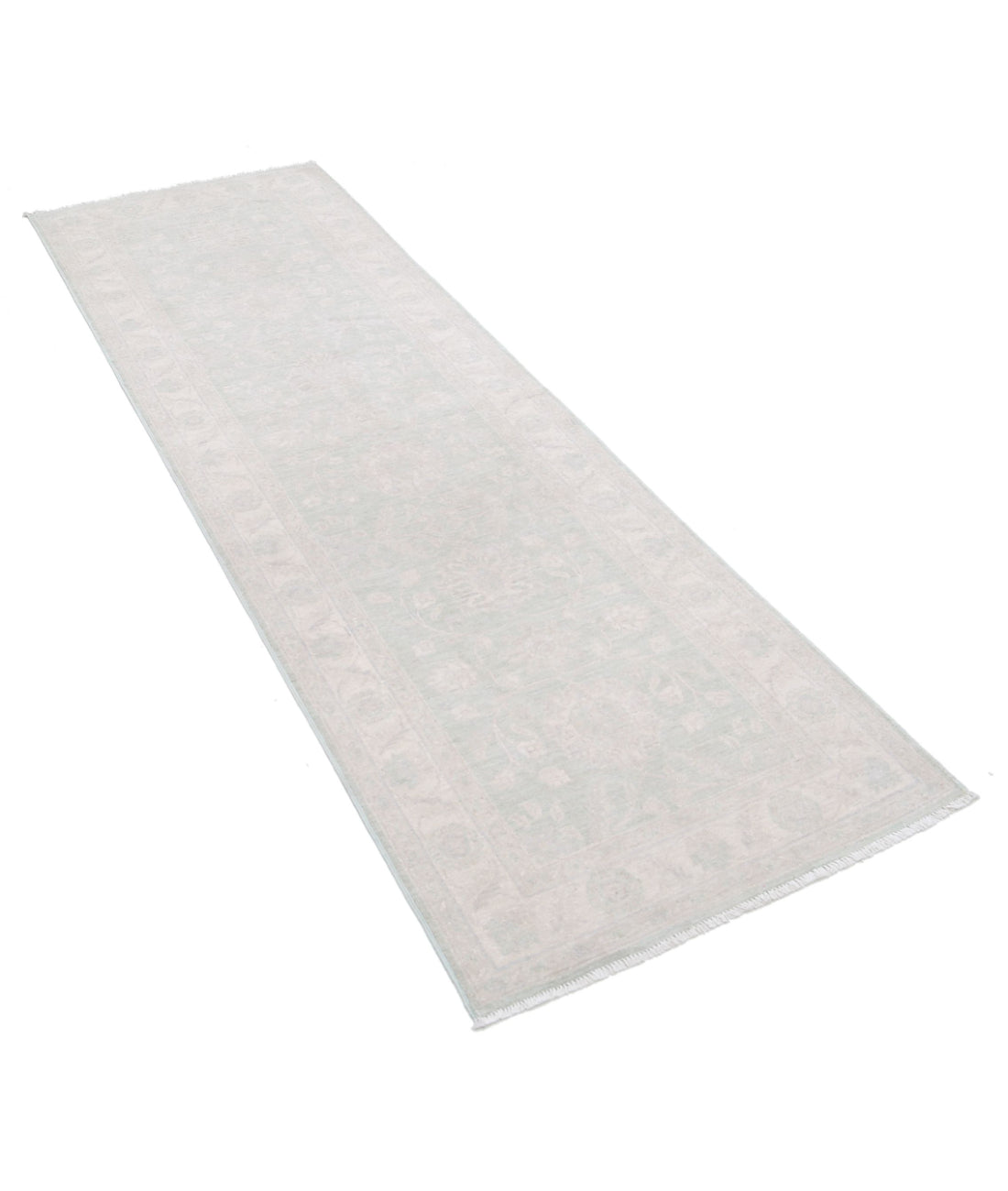 Alfombra de lana Serenity anudada a mano - 2'8'' x 8'7''
