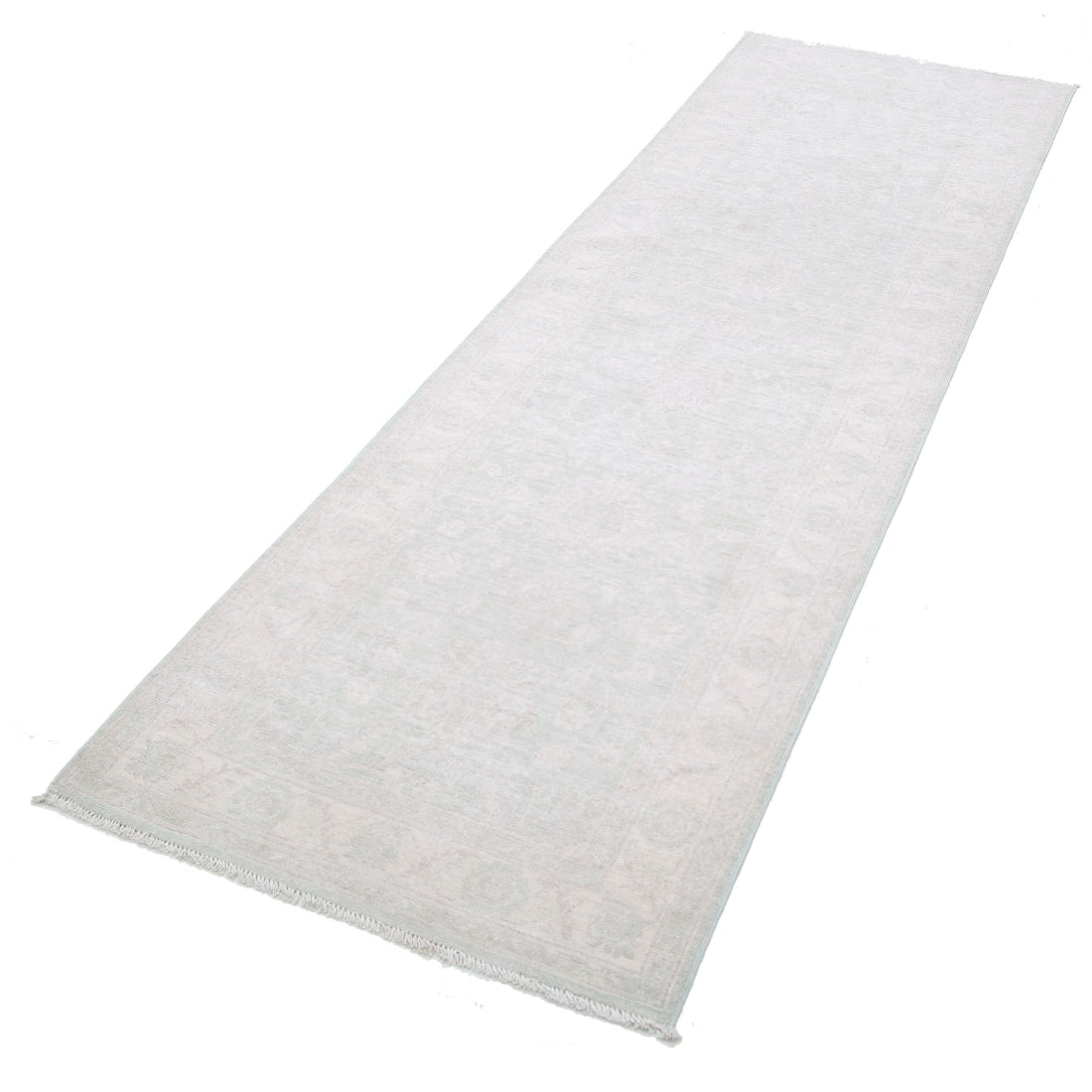 Alfombra de lana Serenity anudada a mano - 2'8'' x 8'7''