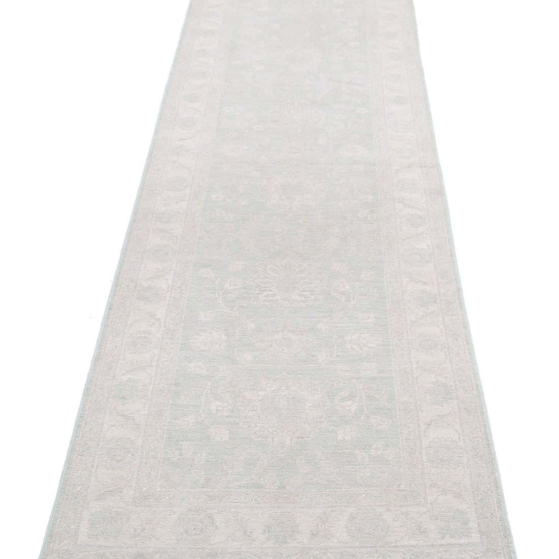 Alfombra de lana Serenity anudada a mano - 2'8'' x 8'7''