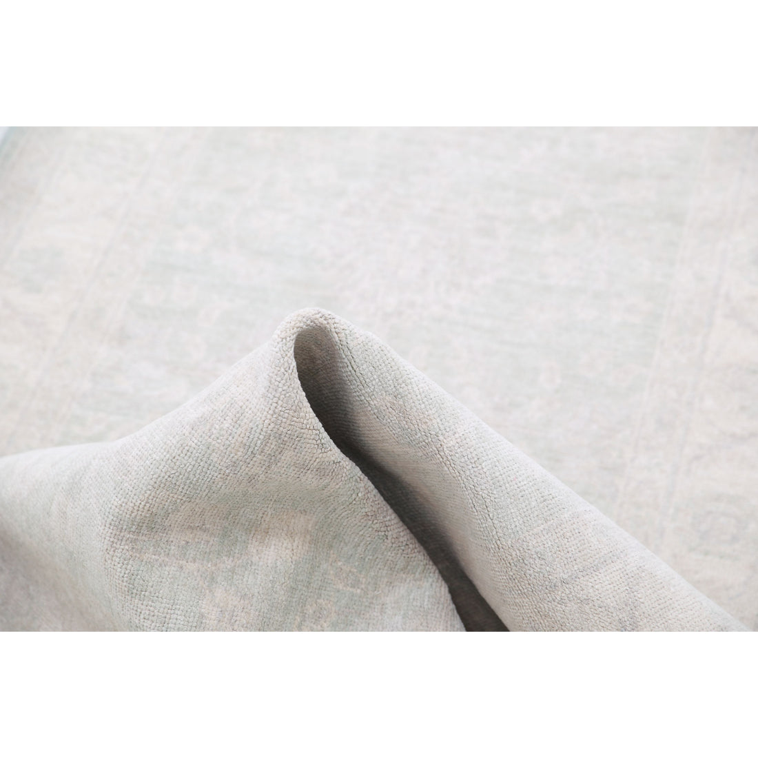 Alfombra de lana Serenity anudada a mano - 2'8'' x 8'7''