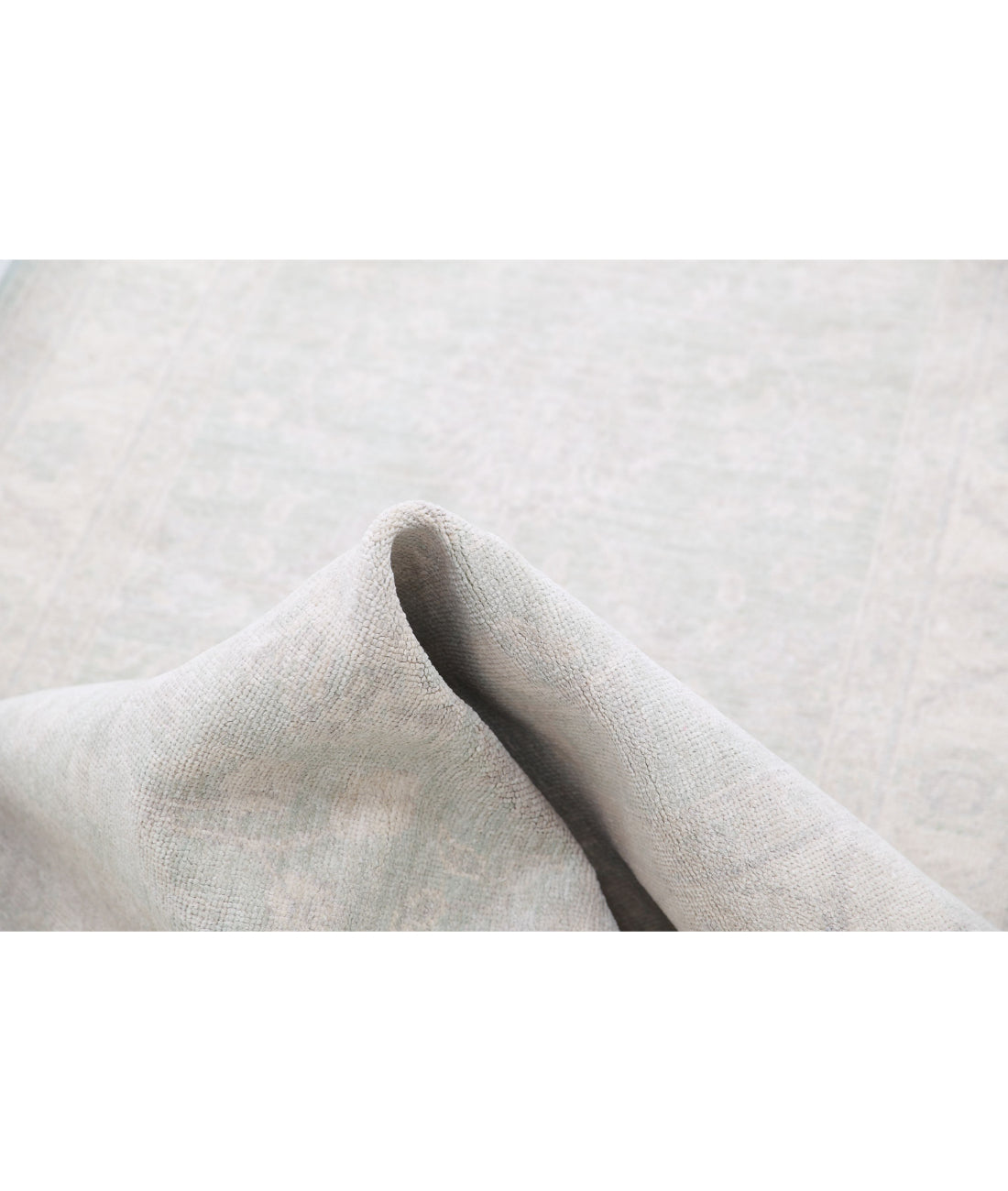Alfombra de lana Serenity anudada a mano - 2'8'' x 8'7''