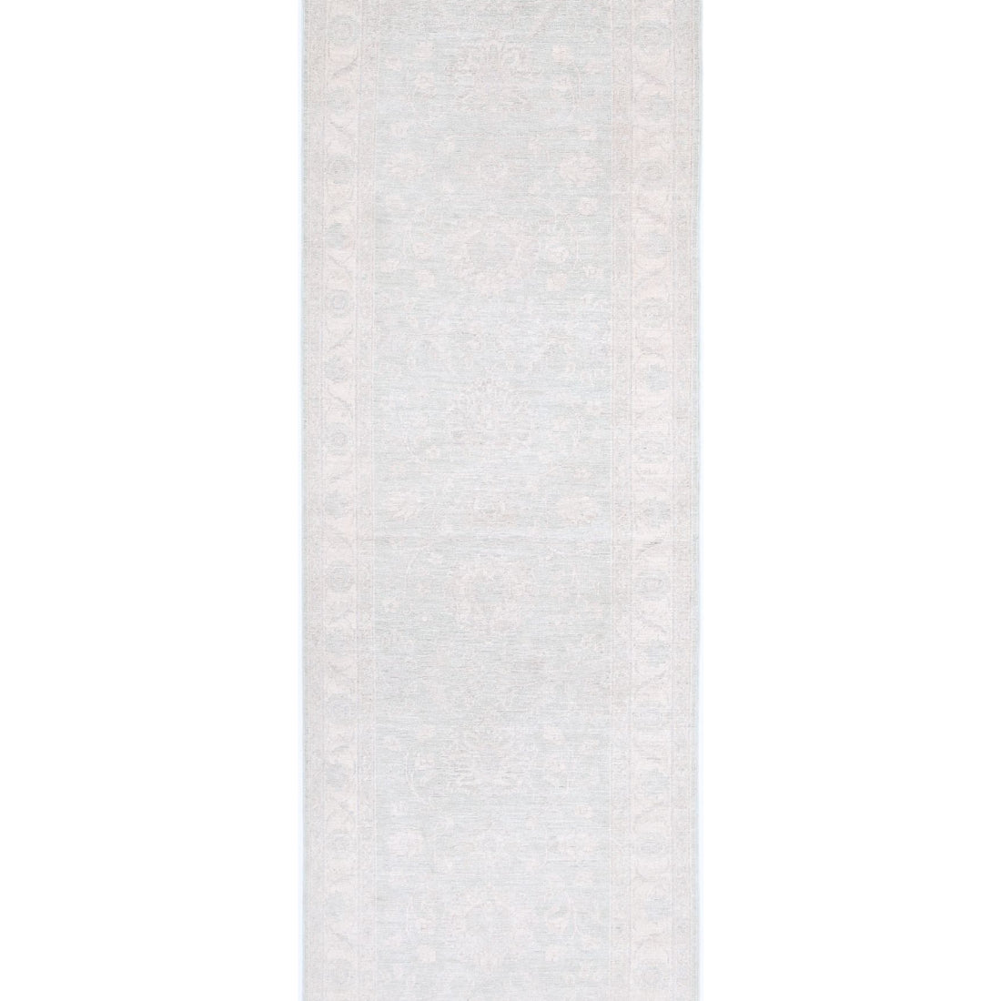 Alfombra de lana Serenity anudada a mano - 2'8'' x 8'7''