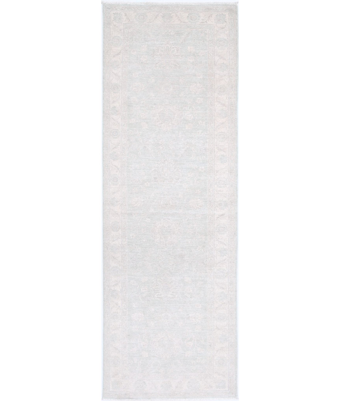 Alfombra de lana Serenity anudada a mano - 2'8'' x 8'7''